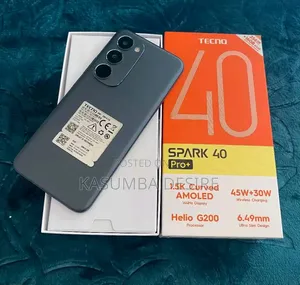 New Tecno Spark 40 Pro+ 256 GB Black