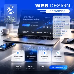Quality Website Designer /Development Service (Web + Hosting + Domain)