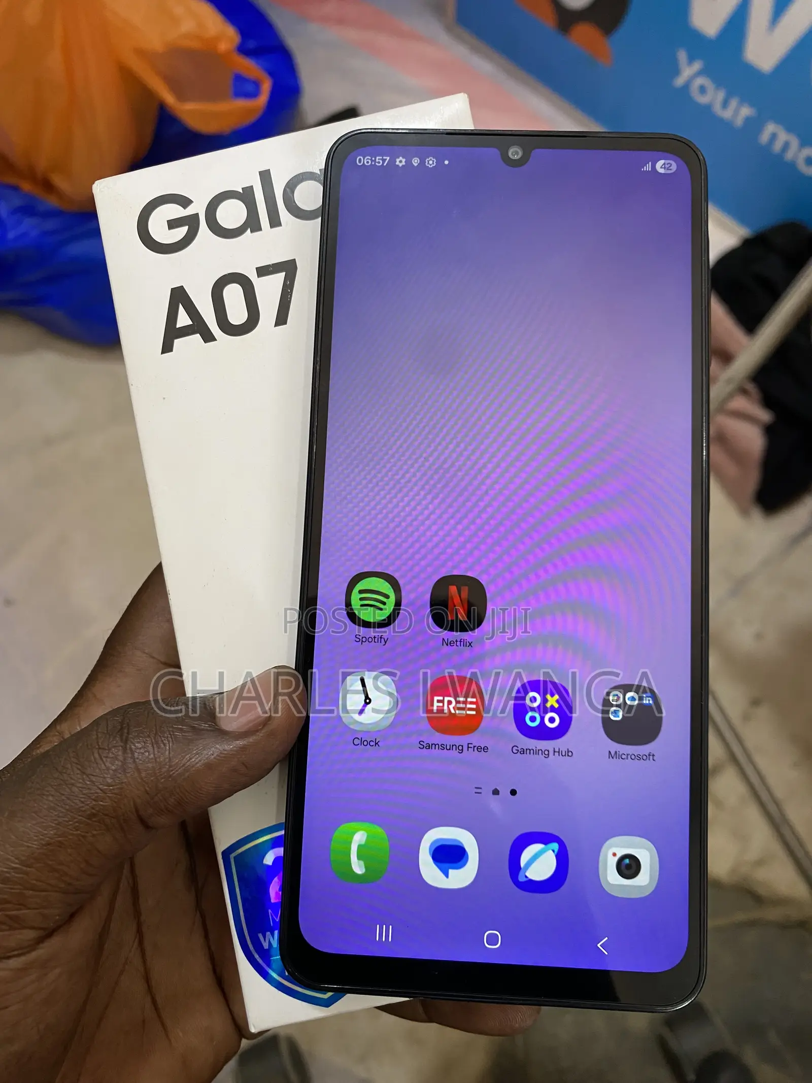 New Samsung Galaxy A07 5G 128 GB Black