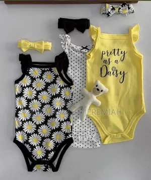 3-Piece Sleeveless Body Suits With Headband