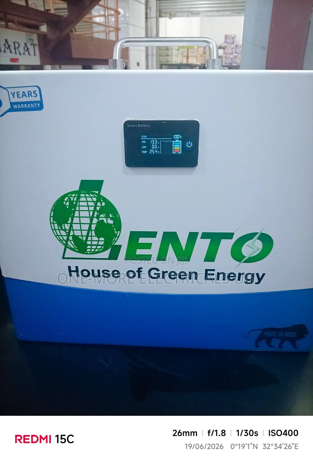 Quality Lithium Battery 100ah/12 Indian Made