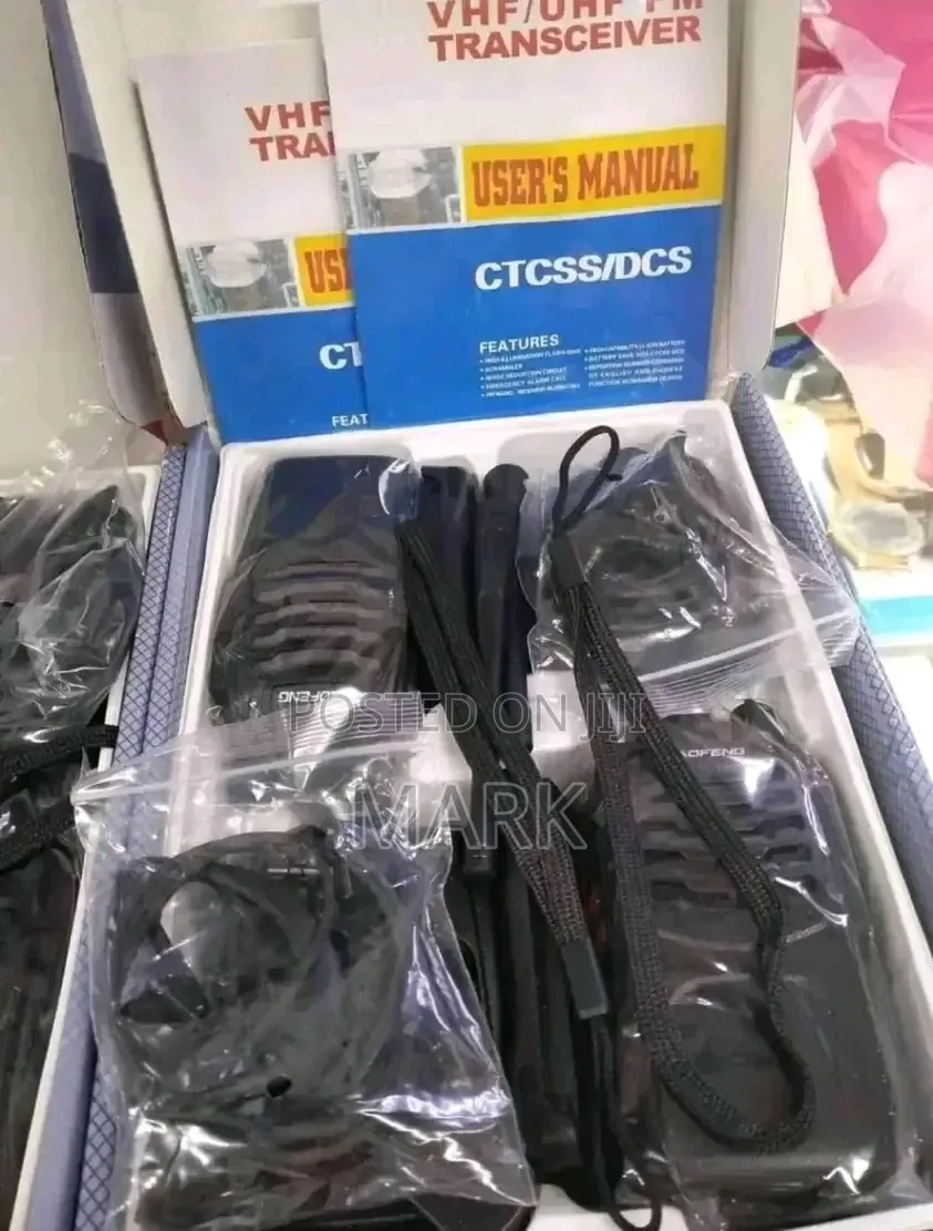 A Pair of Uhf Walkie Talkies