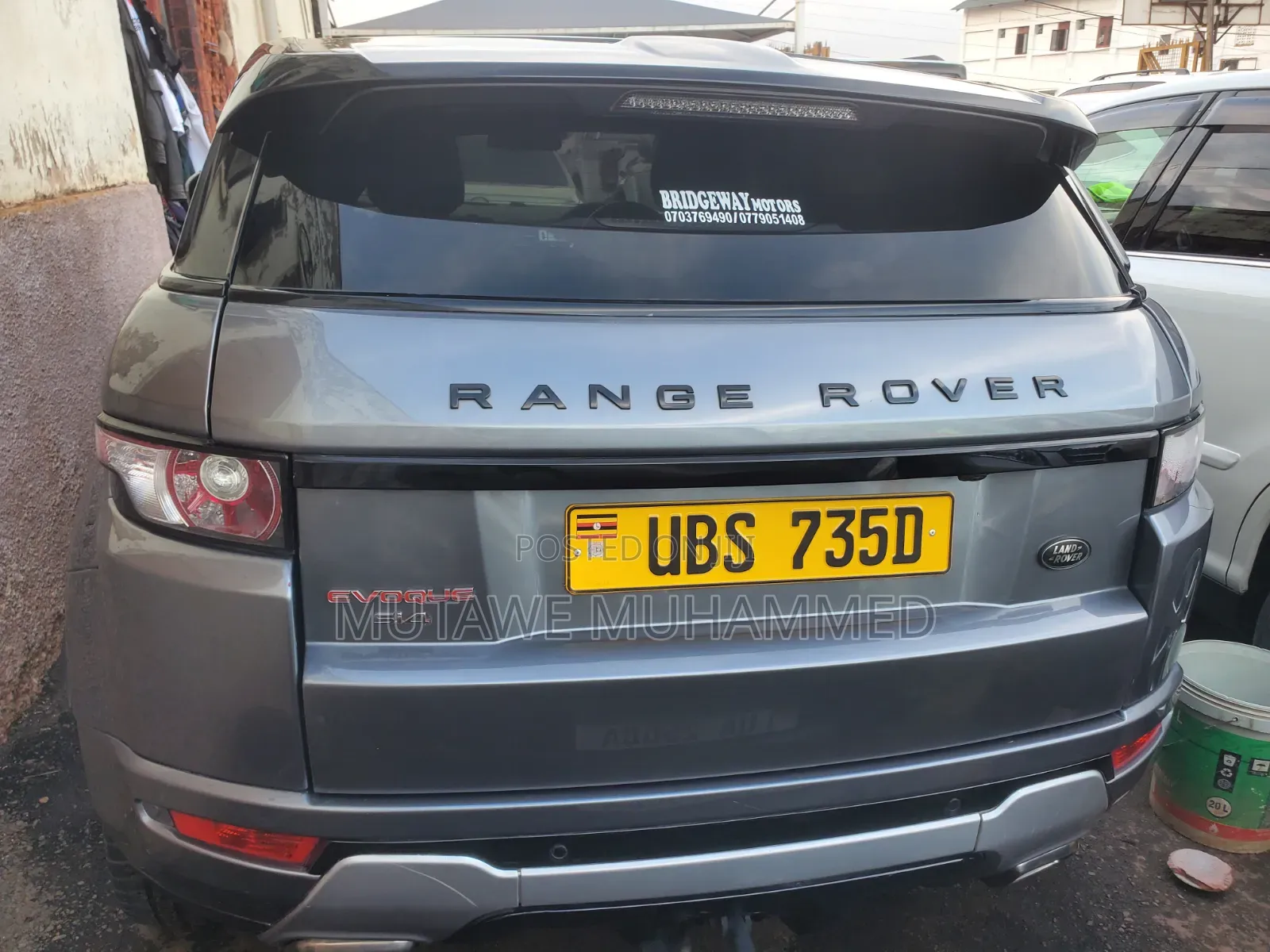 Land Rover Range Rover Evoque 2016 Gray