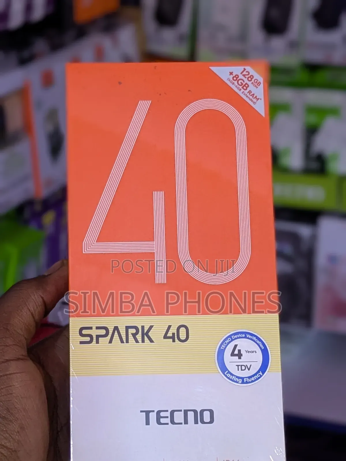 New Tecno Spark 40 128 GB Black