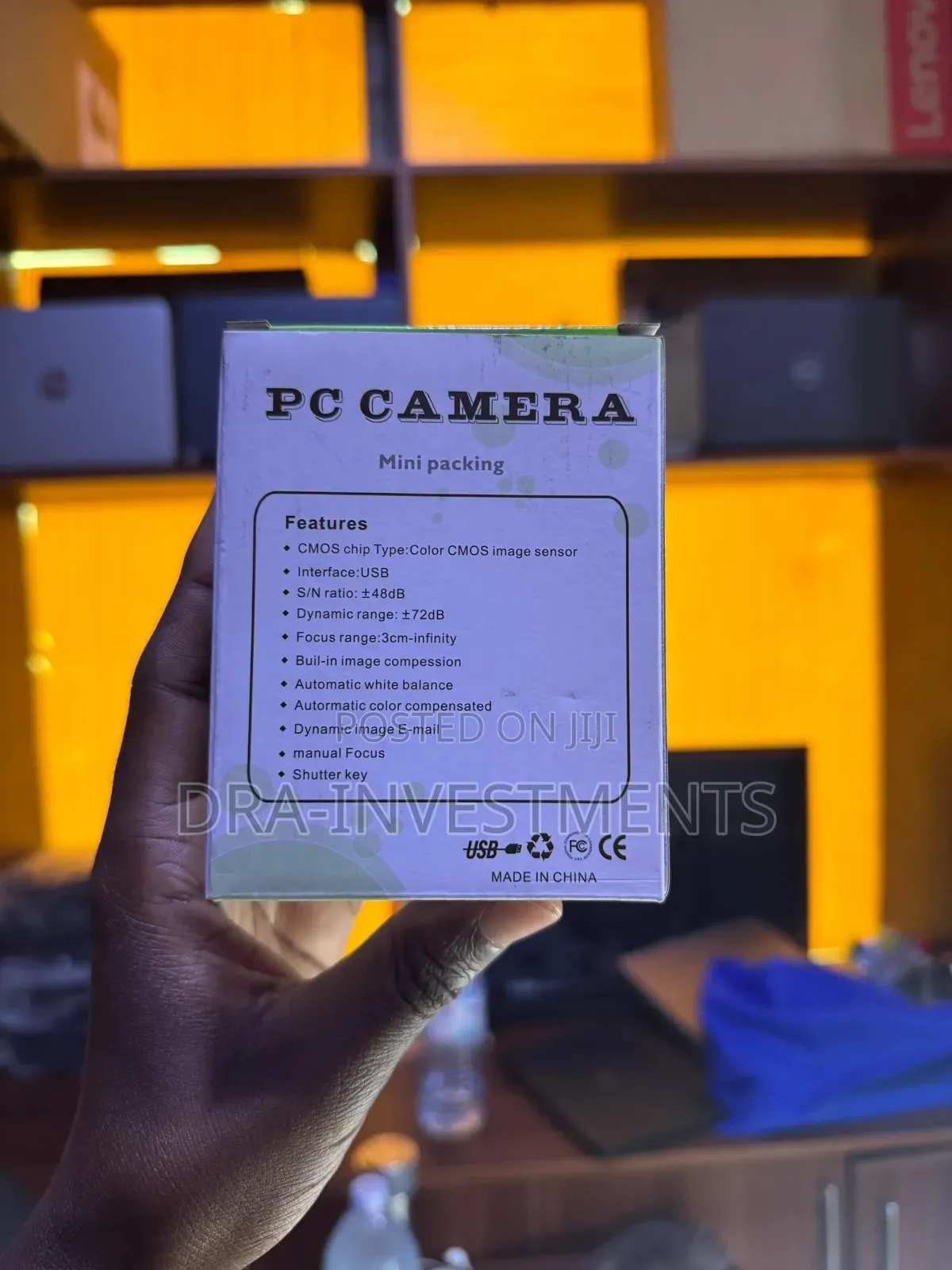 Pc Camera Mini Packing — Premium Usb Workstation Web Camera