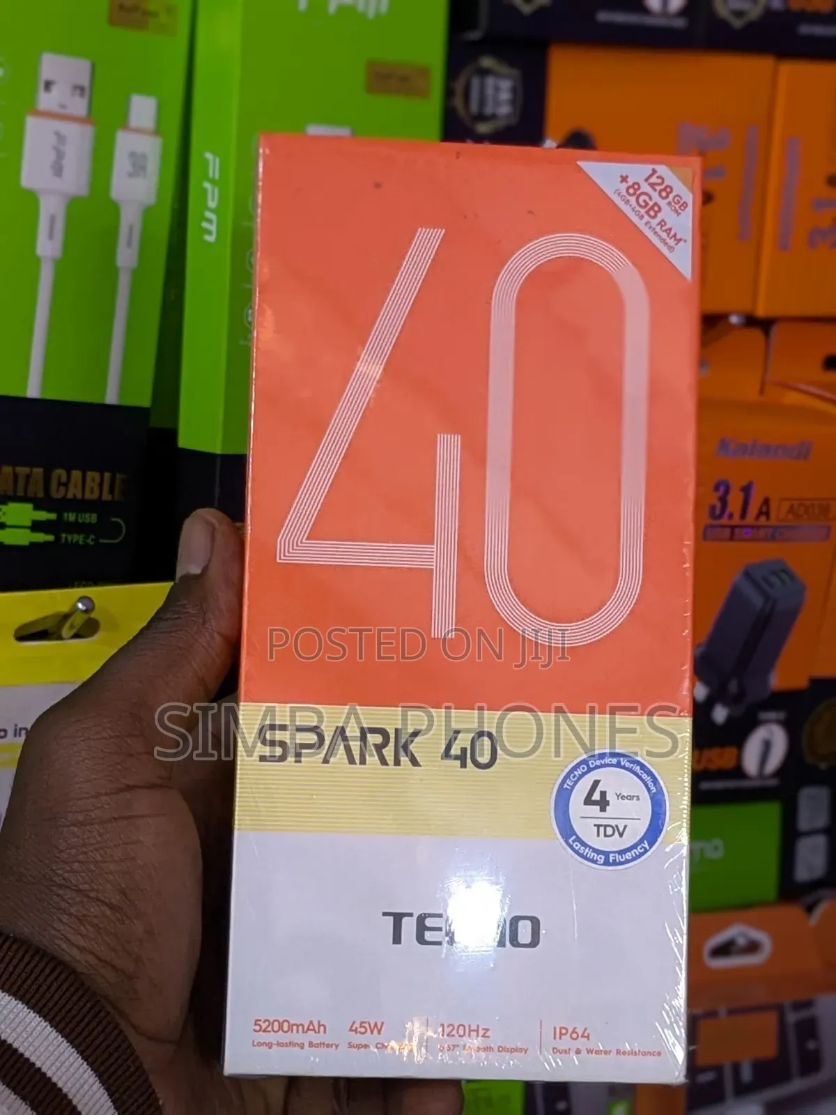 New Tecno Spark 40 256 GB Gold