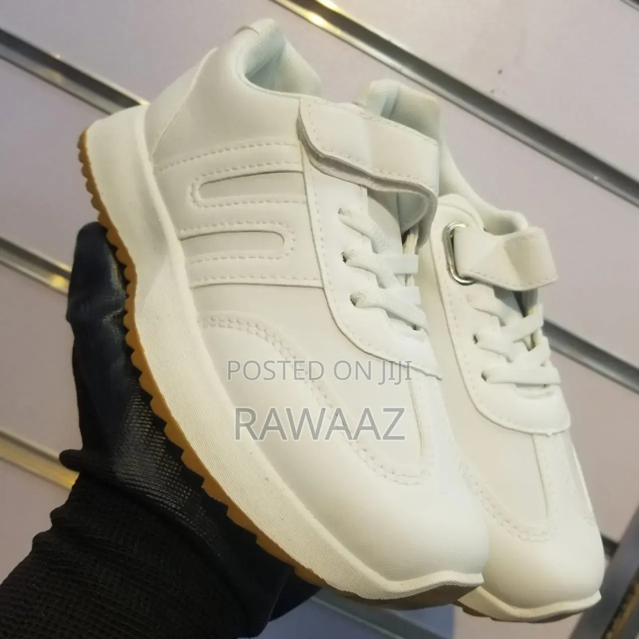 Classic Kids White Sneakers