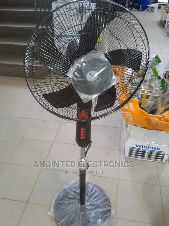 Stand Fan Black