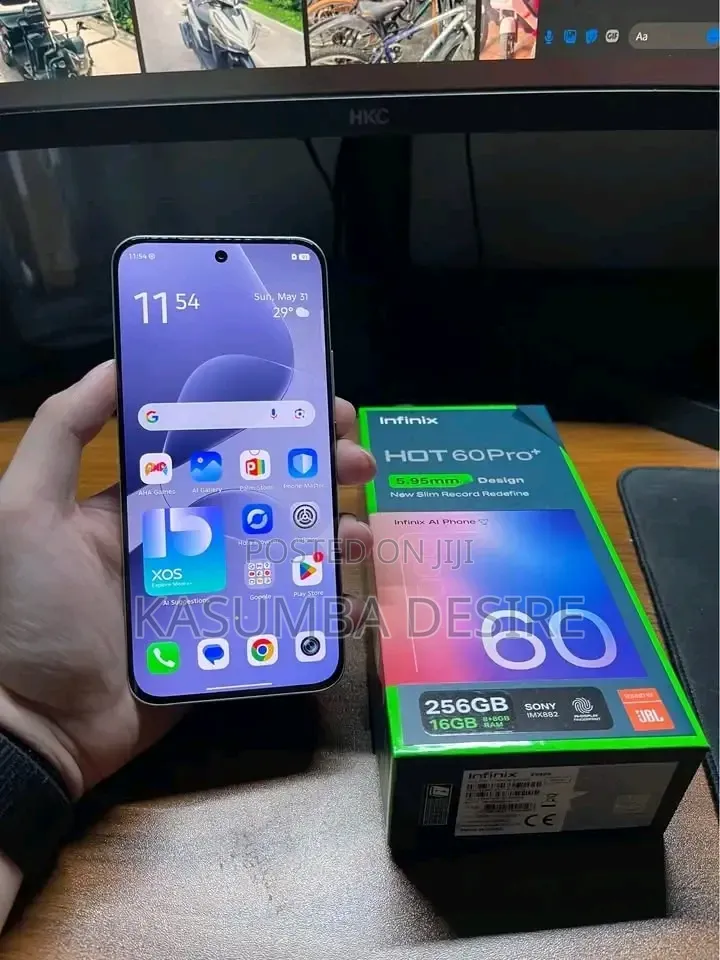 New Infinix Hot 60 Pro+ 256 GB Gray