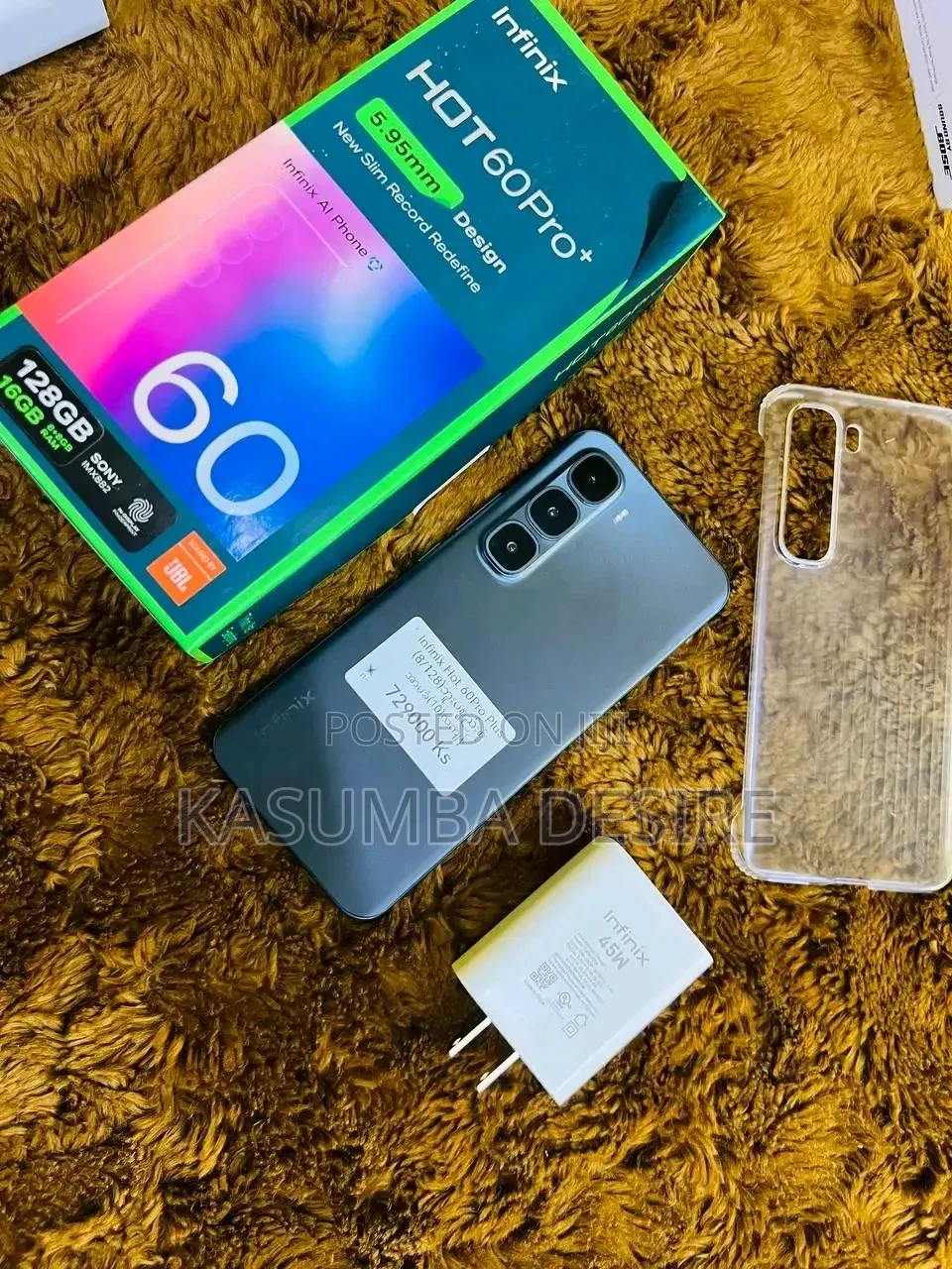 New Infinix Hot 60 Pro+ 256 GB Black