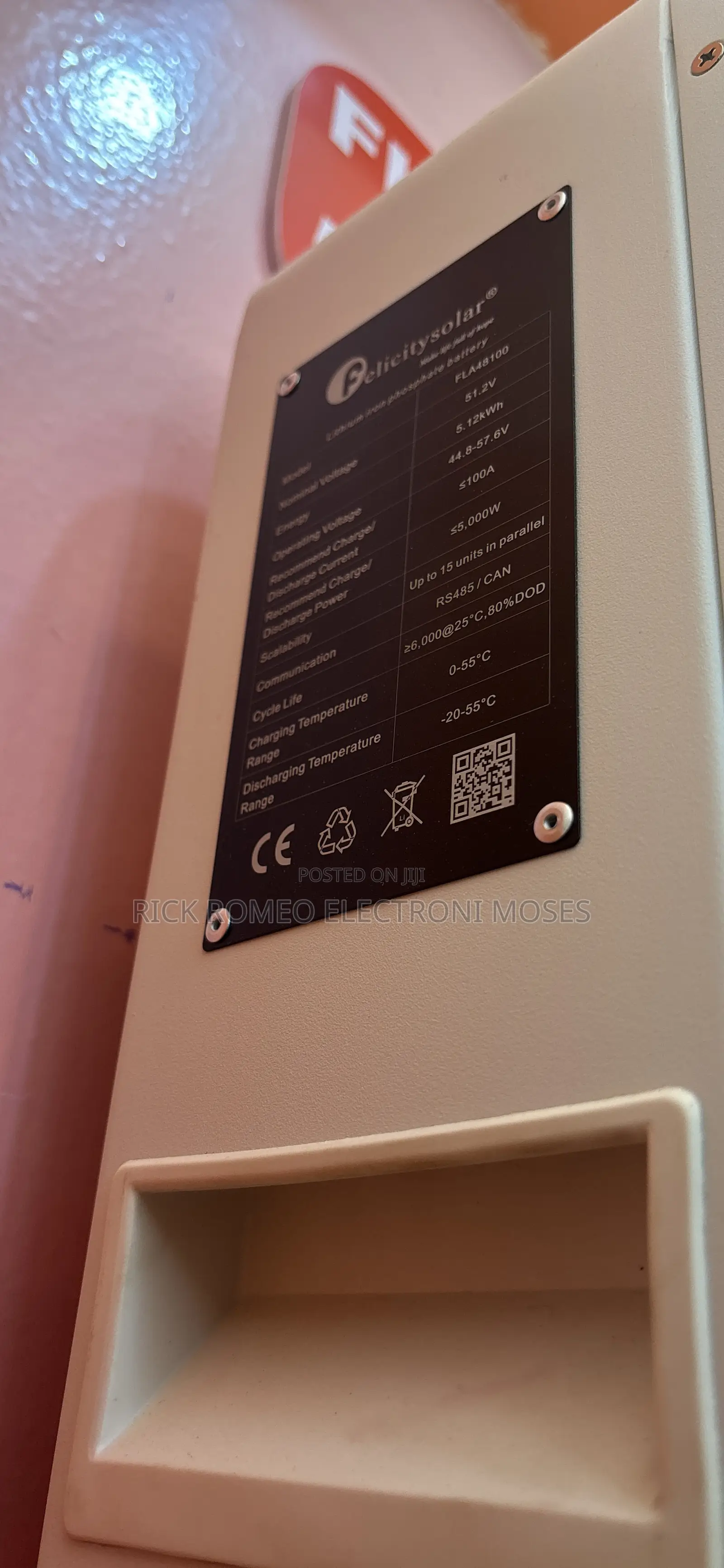 5kwh 48v Lithium Solar Battery+ 48v Installation Kampala-6kva/12kva