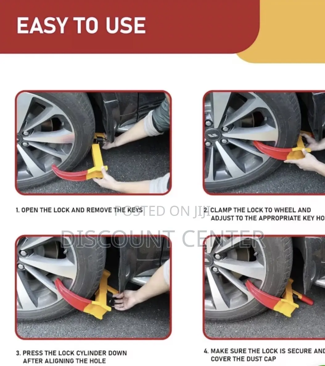 Anti Theft Car Wheel Clamp Lock