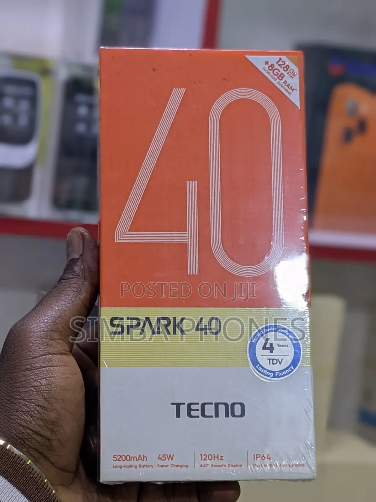 New Tecno Spark 40 256 GB Gray