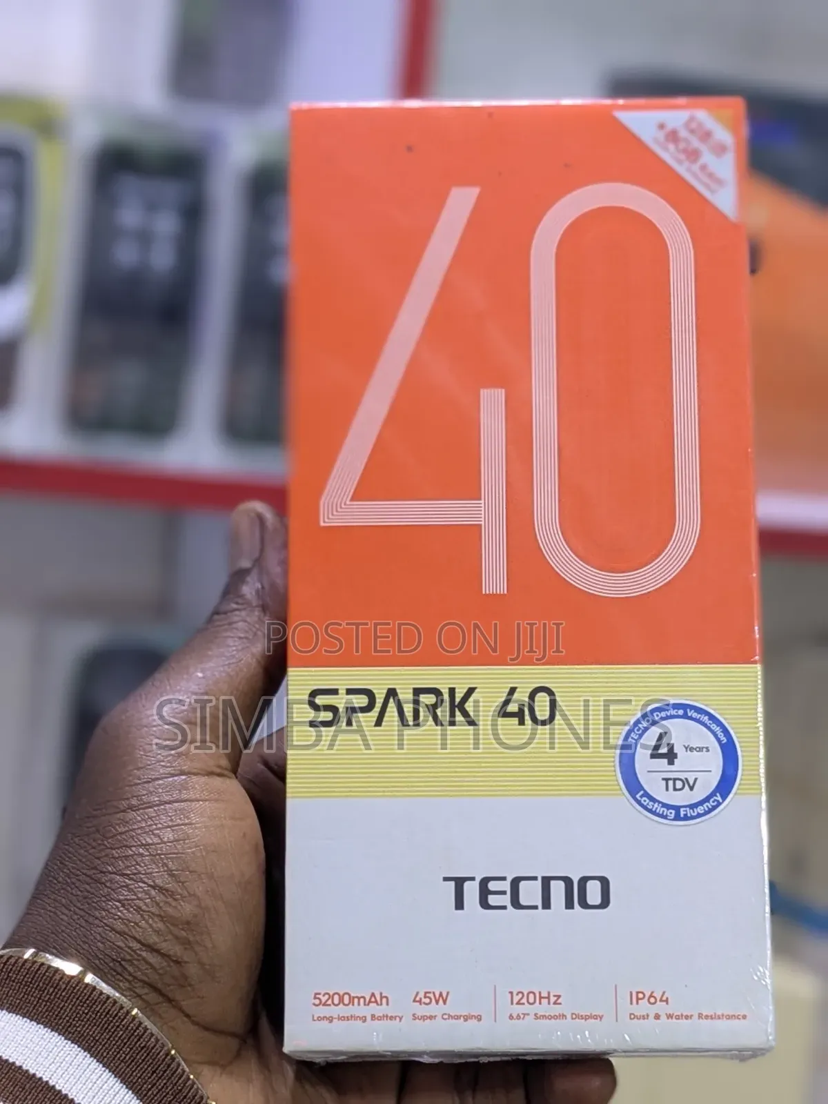 New Tecno Spark 40 256 GB Gray