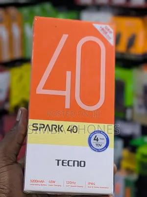 New Tecno Spark 40 256 GB Silver