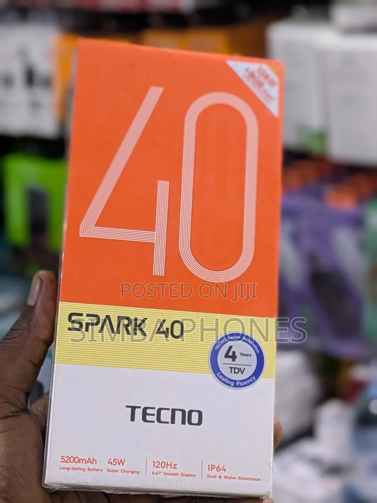New Tecno Spark 40 256 GB Silver