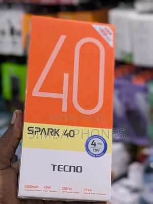 New Tecno Spark 40 256 GB Silver