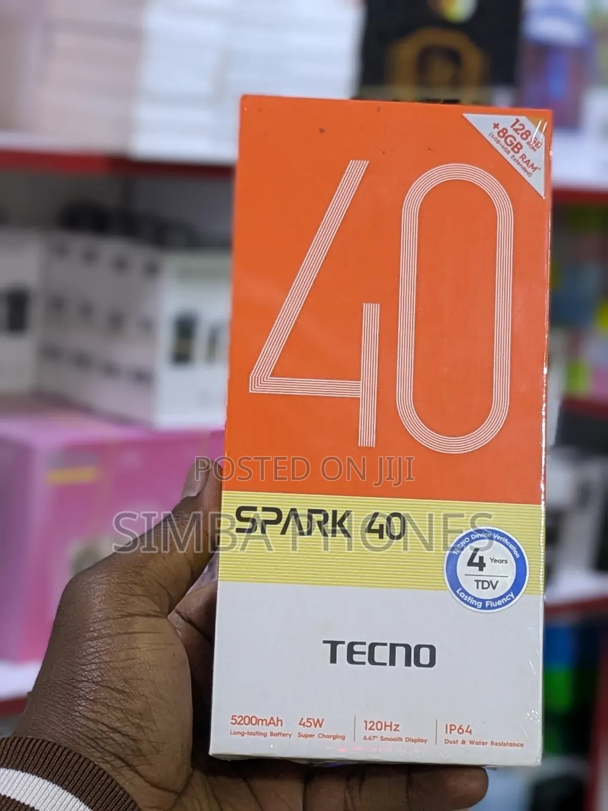 New Tecno Spark 40 256 GB Rose Gold