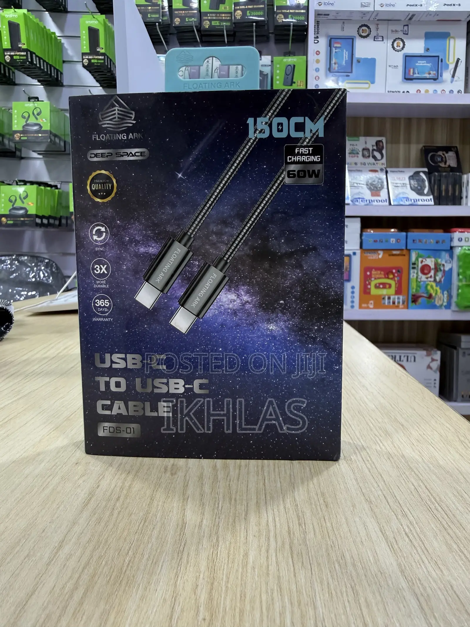 Floating Ark Type C Cable Its a 60w Usb-C to Usb-C Cable