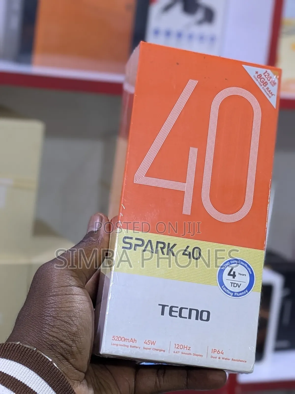 New Tecno Spark 40 256 GB White