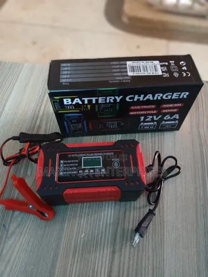 12v 6a Intelligent Pulse Repair Charger Fr Lead-Acid,Agm,Gel Batteries