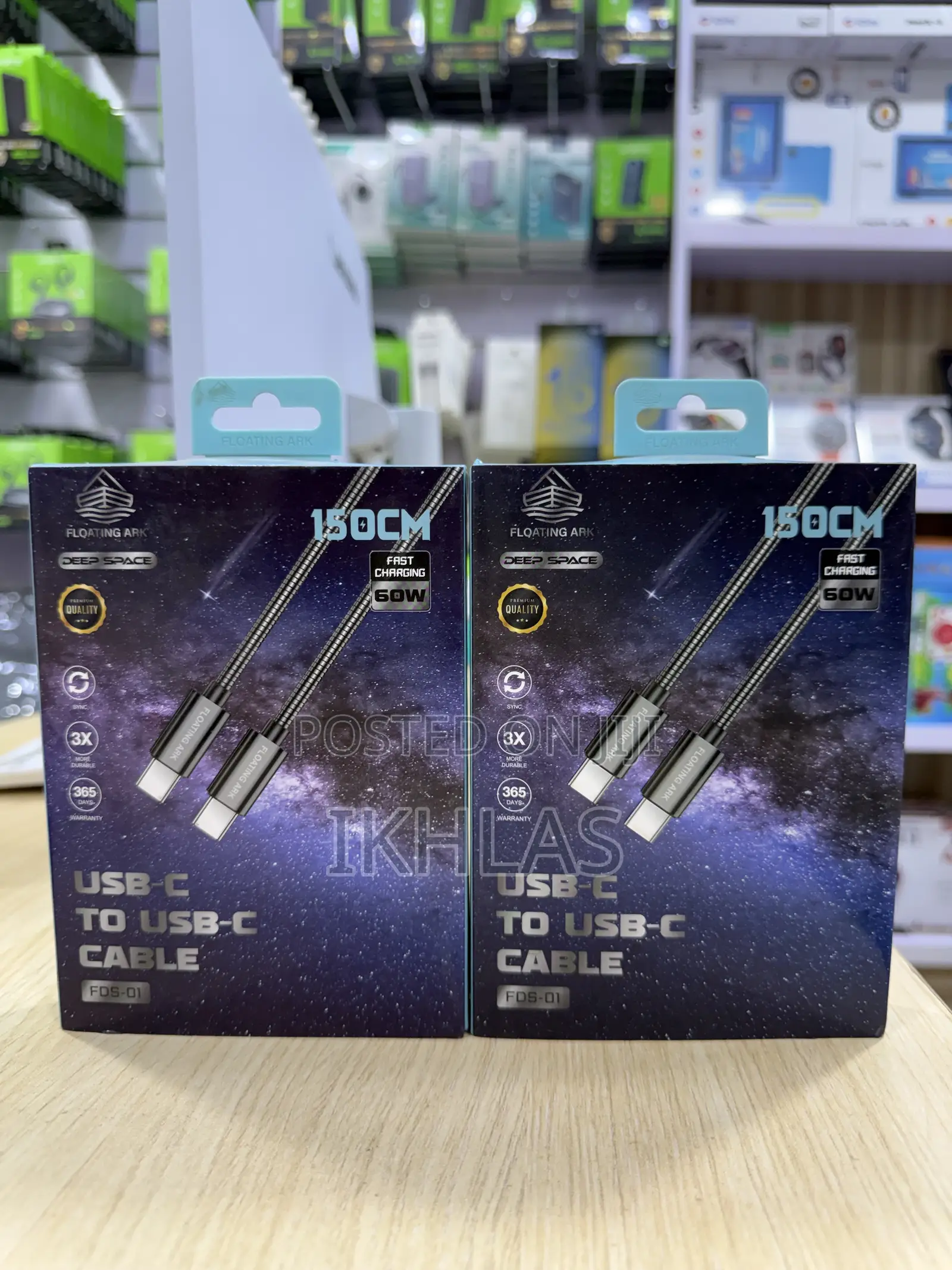 Floating Ark Type C Cable Its a 60w Usb-C to Usb-C Cable