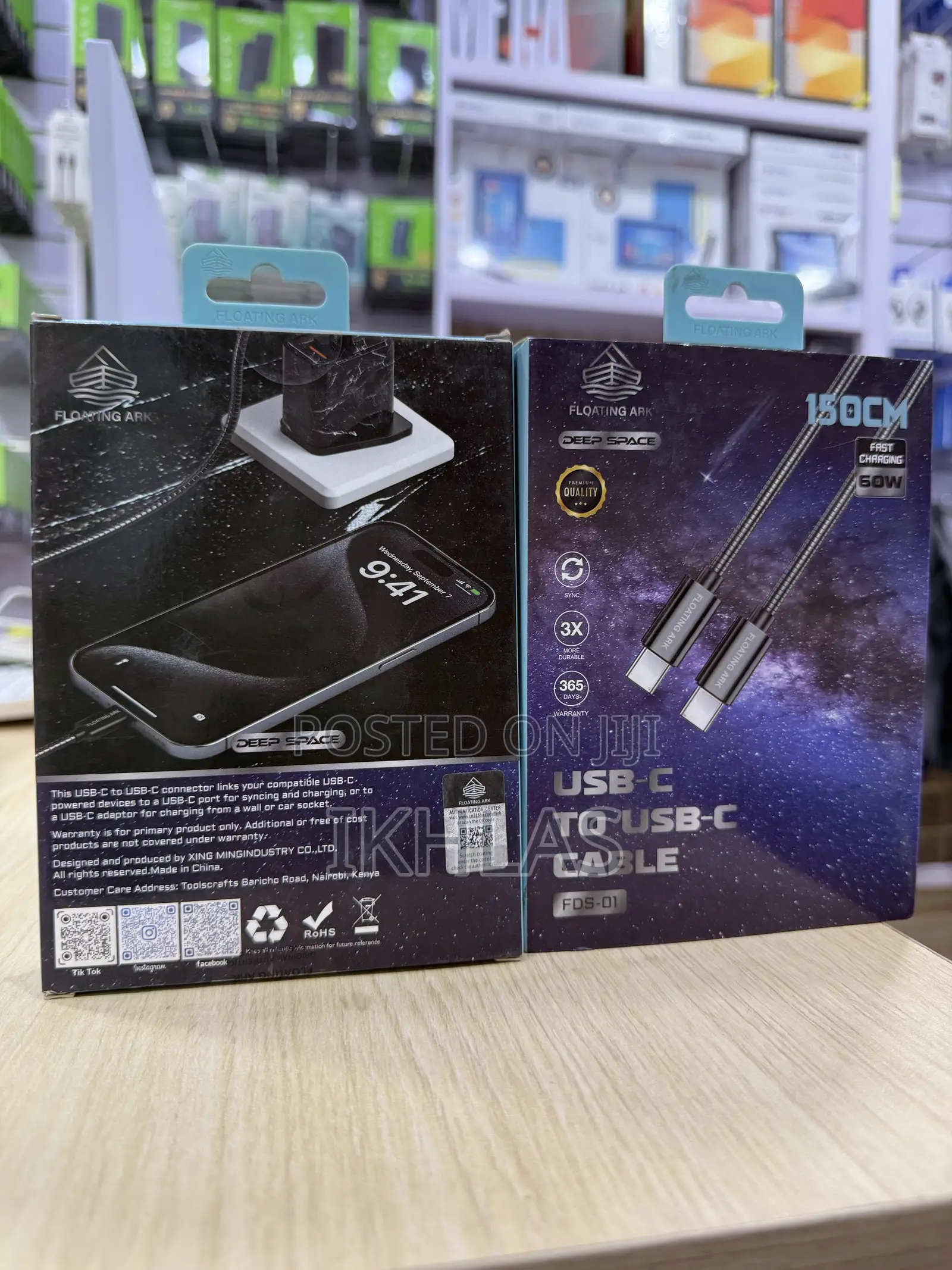 Floating Ark Type C Cable Its a 60w Usb-C to Usb-C Cable