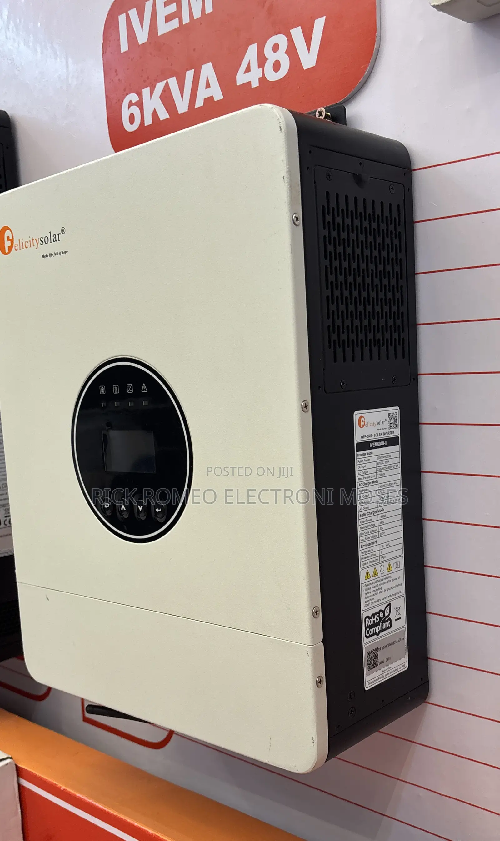 Solar Installation-Felicity 6kva 48v Hybrid Inverter+ Full Set Up