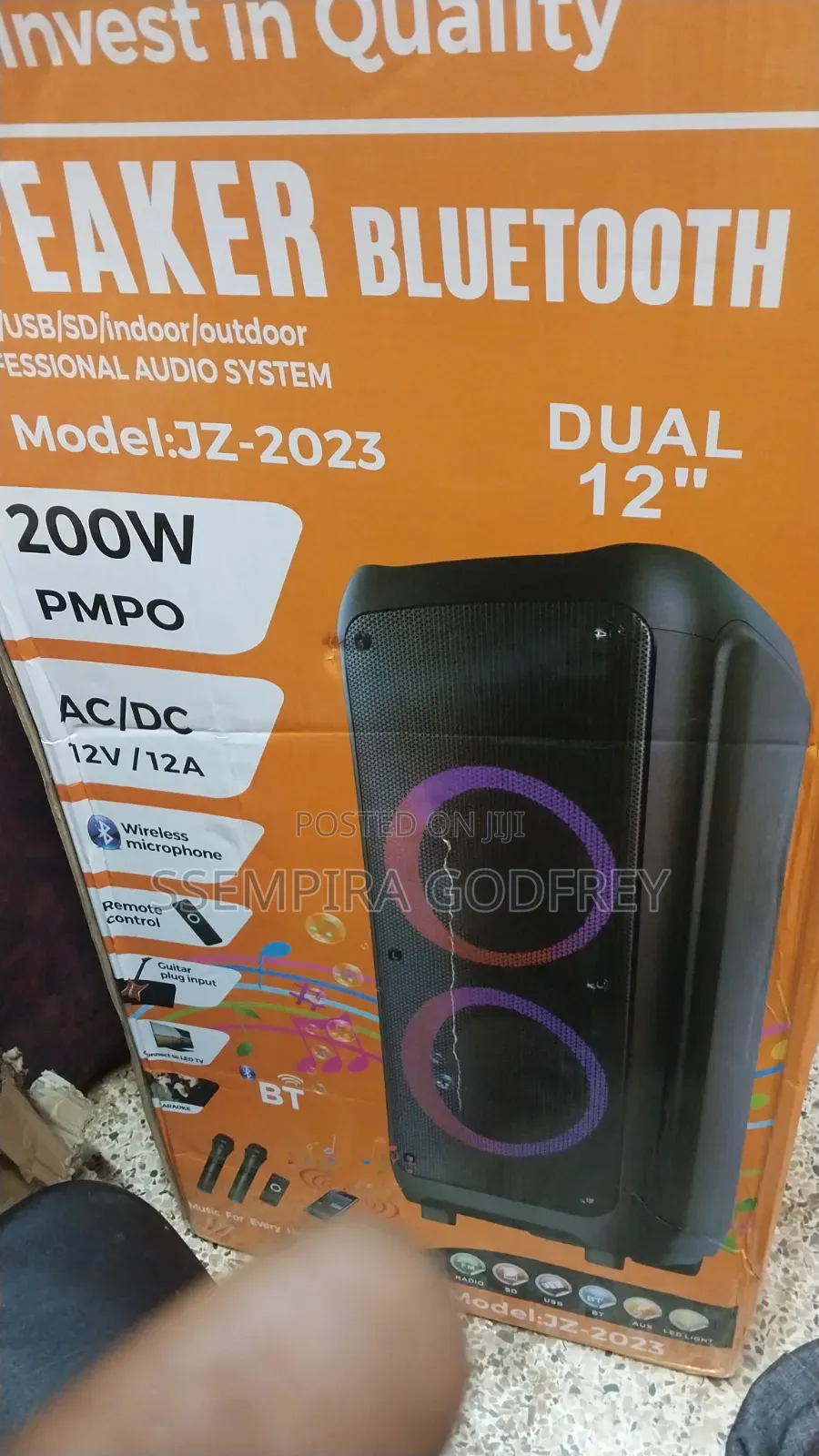 Wireless Blue Tooth Speaker 200watts Jazz