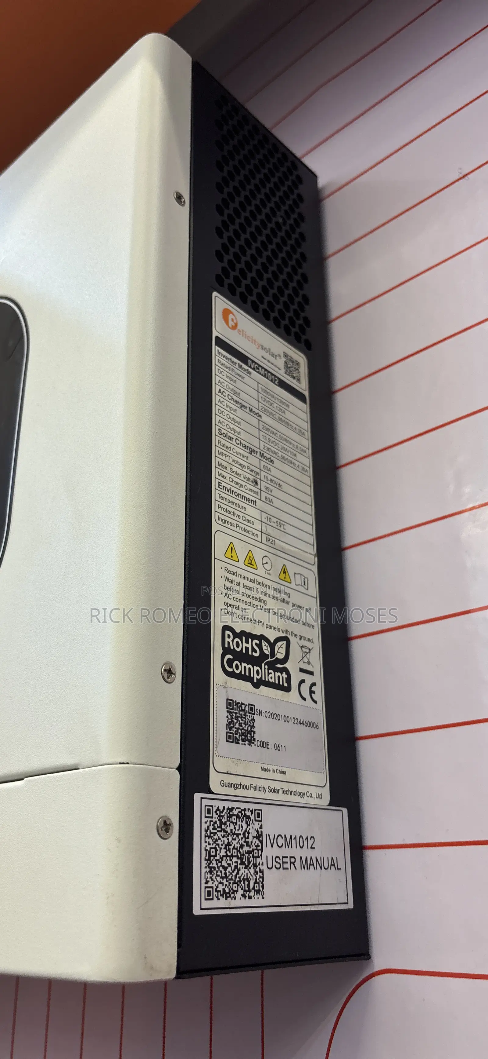 Solar Installations -Felicity 1kva 12v Hybrid Inverter+Full Set Up