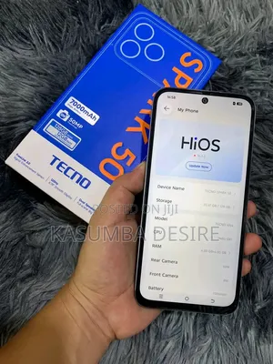 New Tecno Spark 50 128 GB Gray