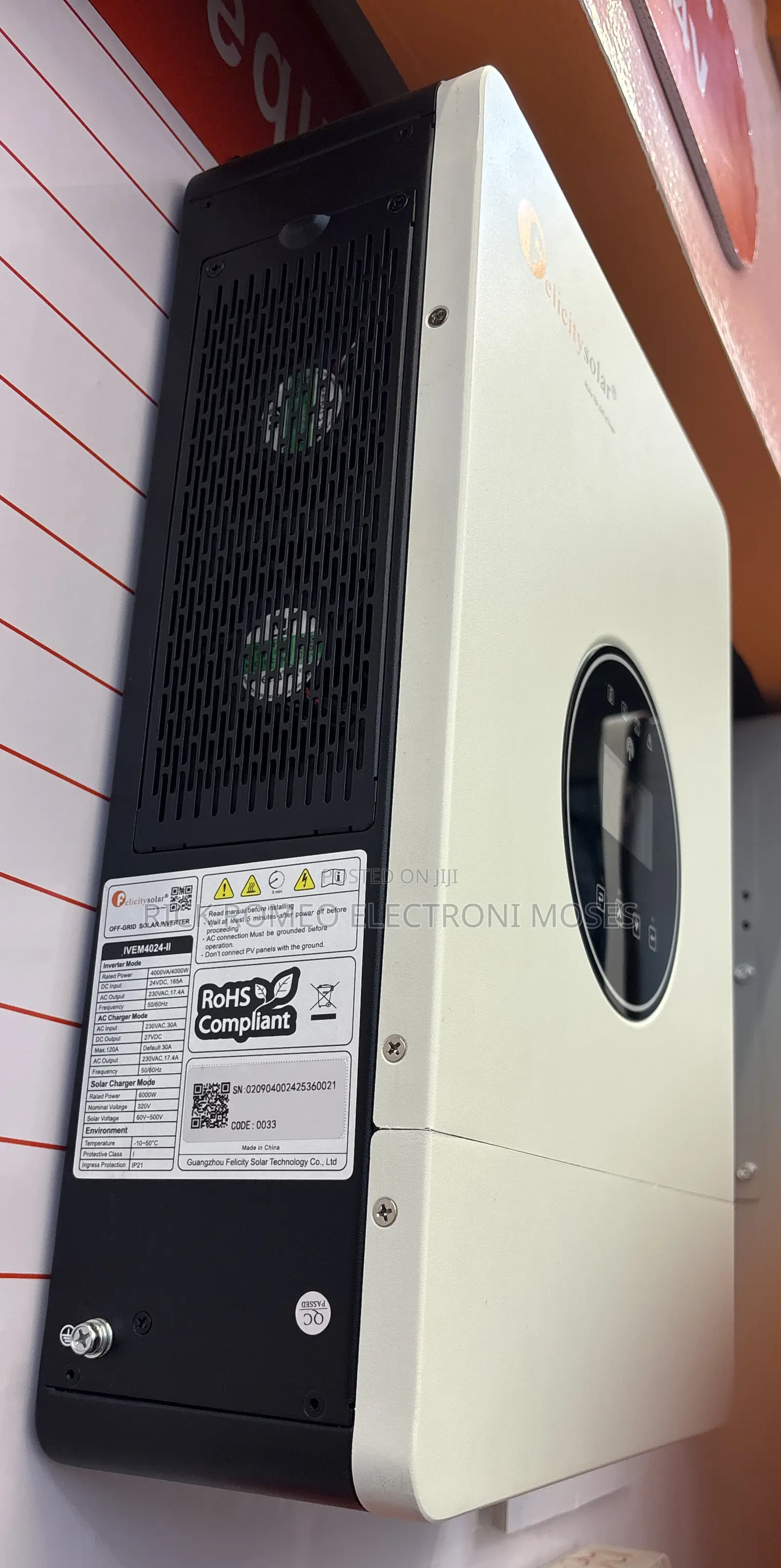 “No More Umeme “- 4kva Solar Installation Kampala-24v Hybrid Inverter