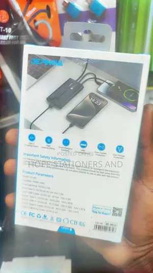 1000 Amh Depin Power Bank - Fast Charging 22.5w 