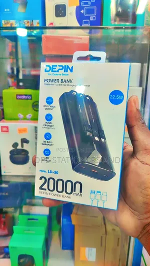 2000 Amh Power Bank - Depin Fast Charging 22.5w