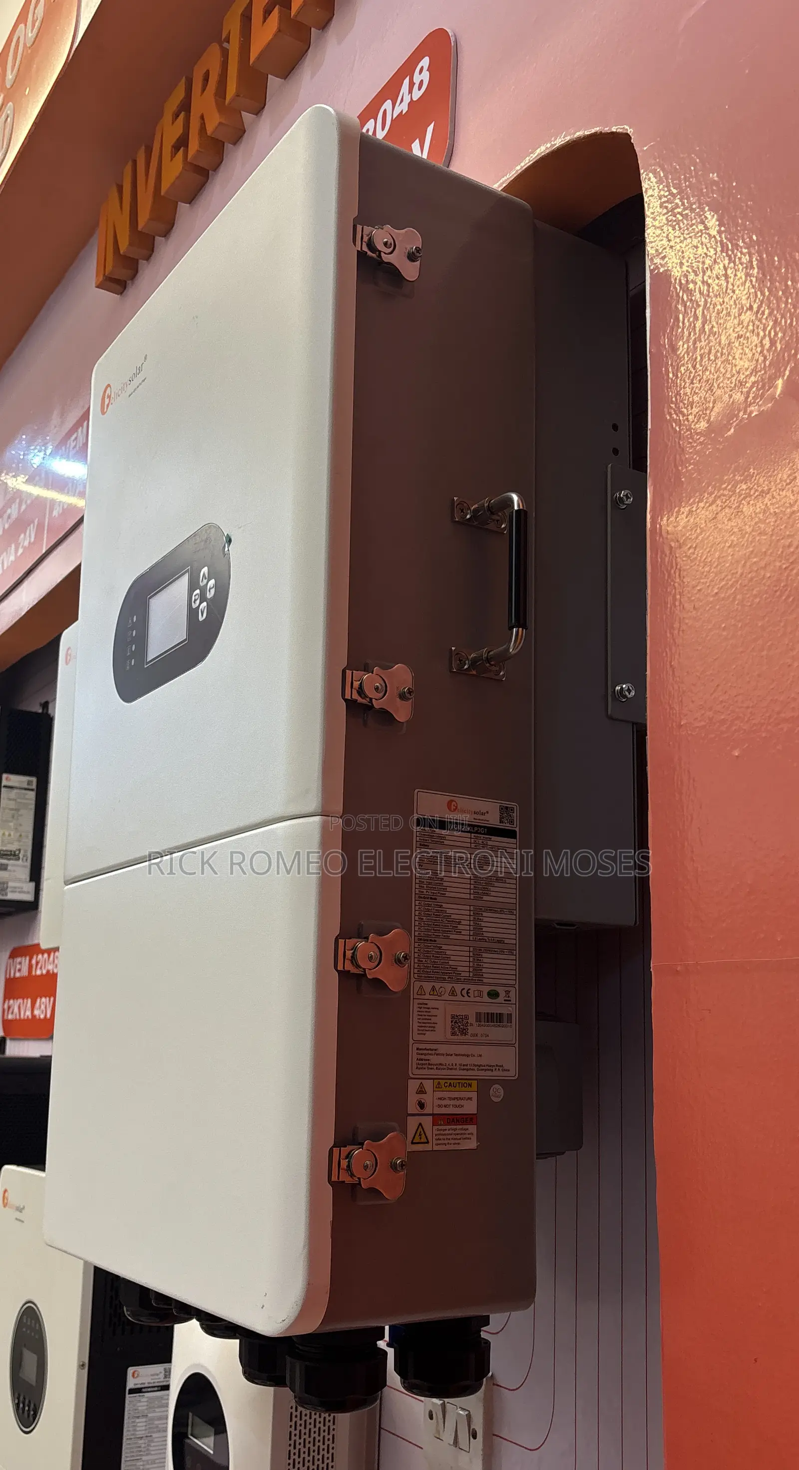 Felicity 16kva 48v 3-Phase Hybrid Inverter+Installation Clinic