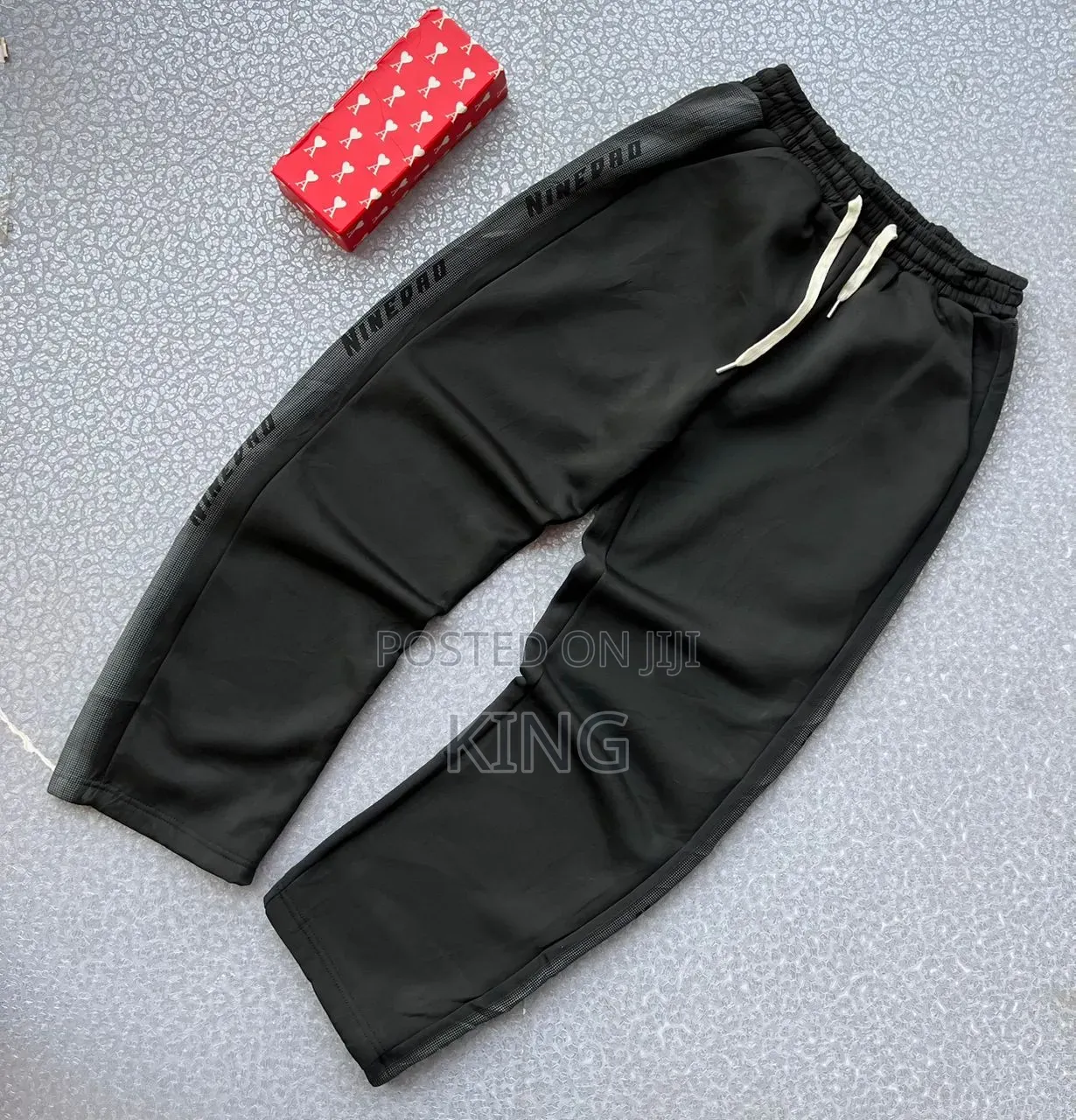 Relaxed-Fit Athletic Track Pants