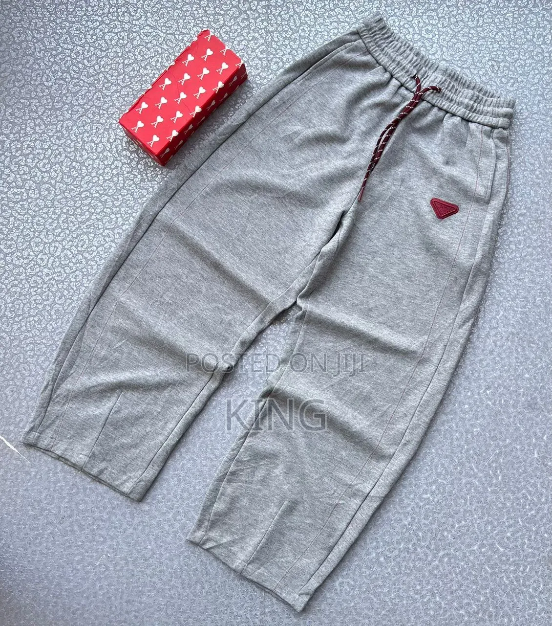 Relaxed-Fit Athletic Track Pants