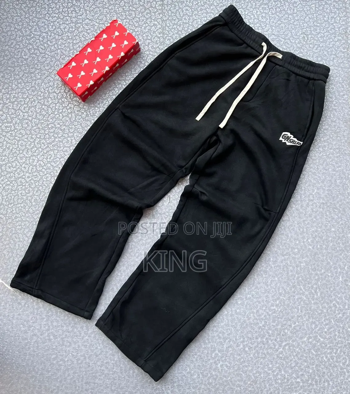 Relaxed-Fit Athletic Track Pants