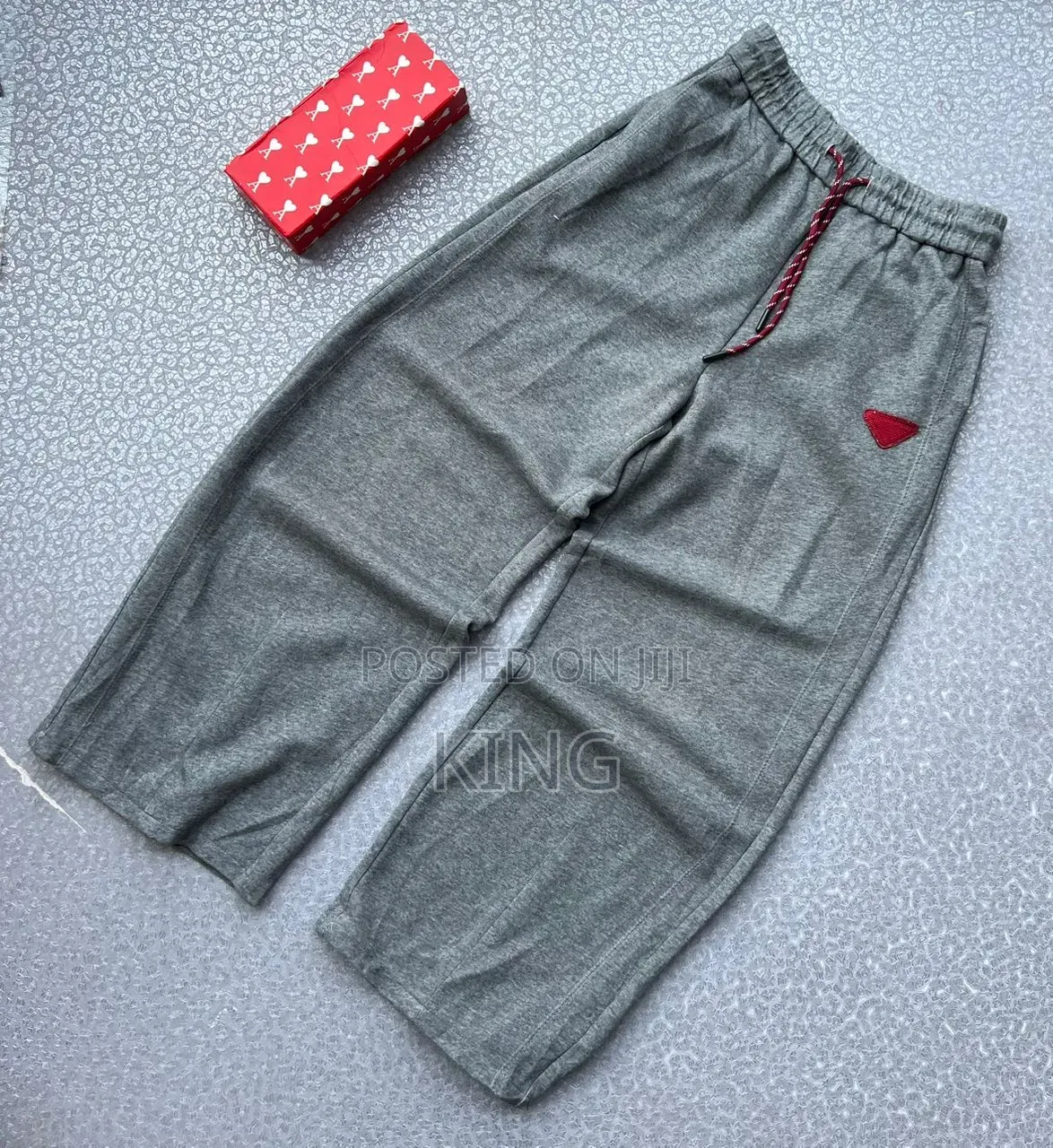 Relaxed-Fit Athletic Track Pants