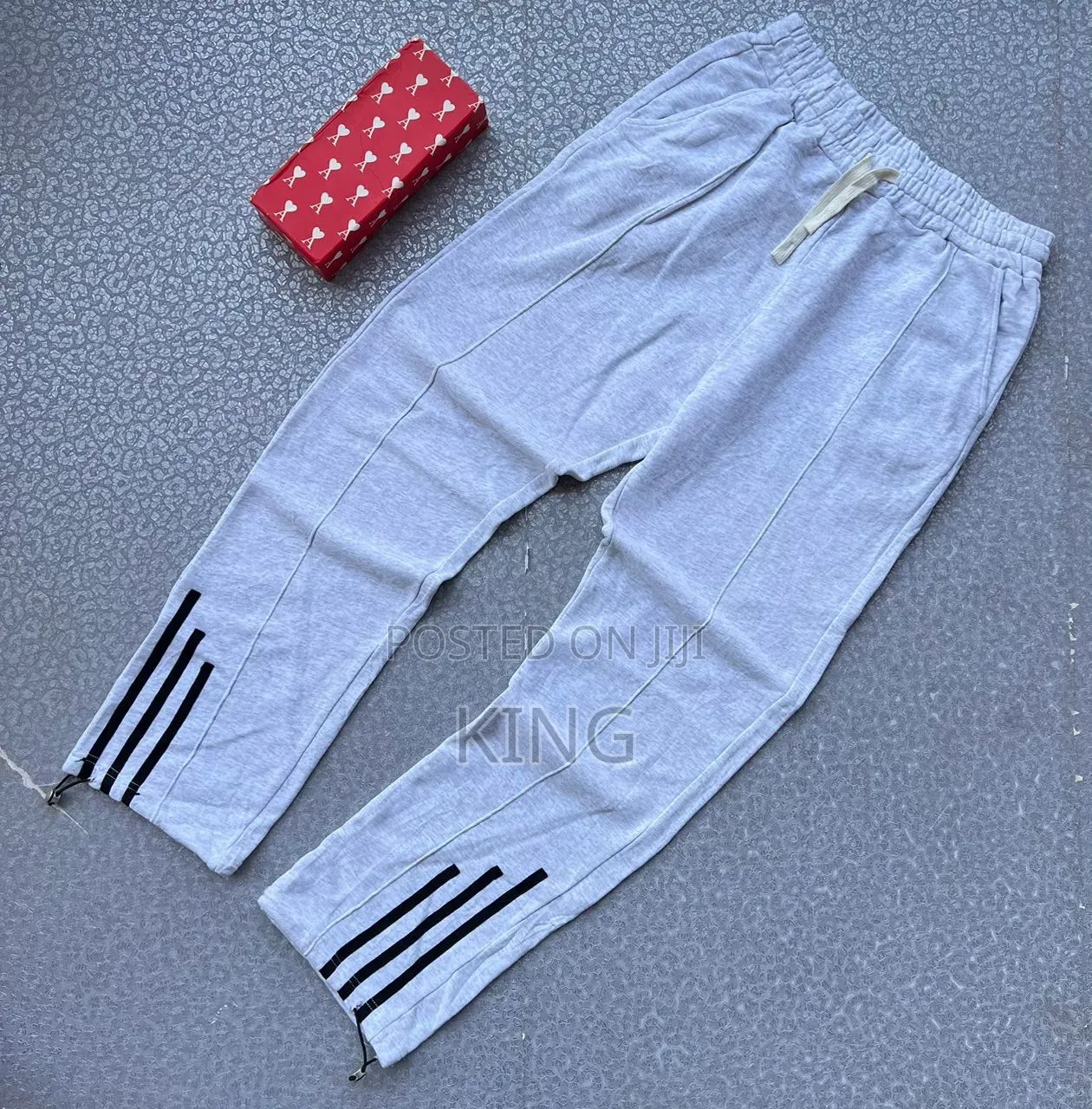 Relaxed-Fit Athletic Track Pants