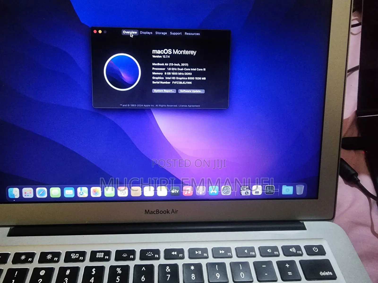 Laptop Apple MacBook Air 2017 8GB Intel Core i5 SSD 256GB