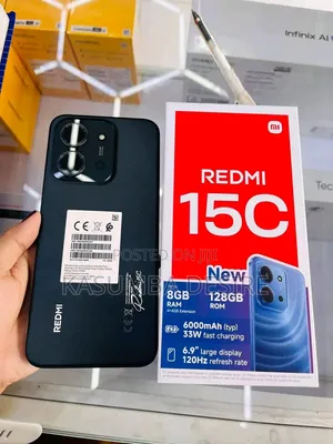 New Xiaomi Redmi 15C 4G 256 GB Black