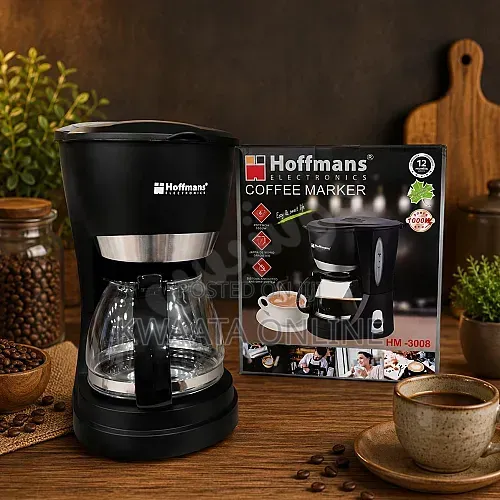 Hoffmans Electric Coffee Maker Anti-Drip Machine -1.5litres