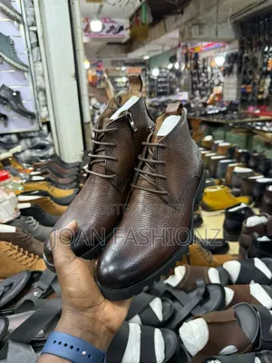Men's Brown Lace Up Classic Boots Brown