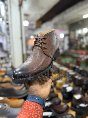 Men's Brown Lace Up Classic Boots Brown