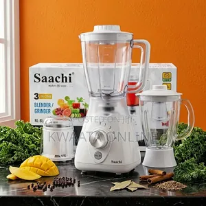 3 in 1 Blender Saachi Nl-Bl-4361-White With Auto-Clean