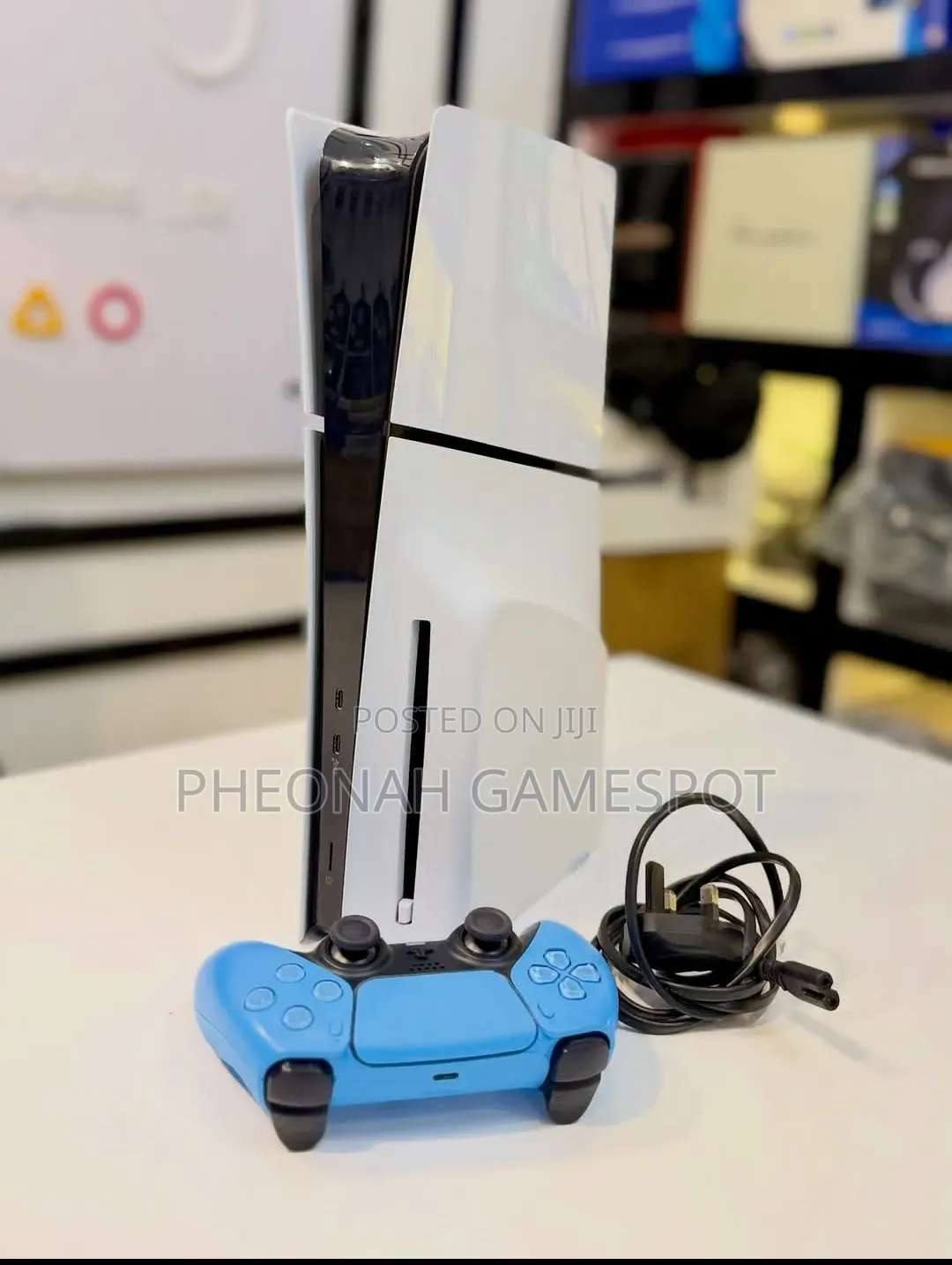 Sony Playstation 5 Slim Disc Console With Controllers and Full Games