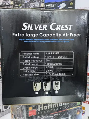 Silvercrest 8l Air Fryer Large Capacity Oil-Free Digital Air Fryer