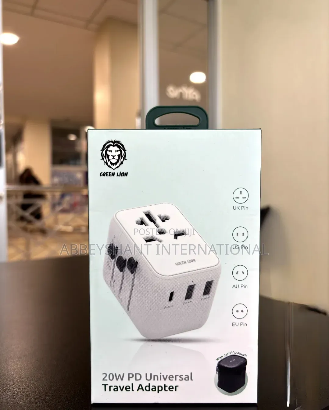Green Lion 20w Pd Universal Travel Adapter