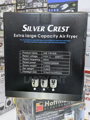 Silvercrest 8l Air Fryer XXL Family Size Hot Air Fryer Oil-Less